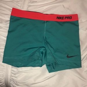Nike pro spandex shorts